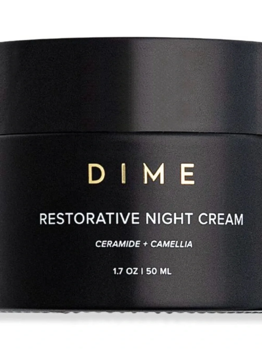 NIB DIME Beauty Restorative Night Cream Ceramide Camellia Overnight Moisturizer
